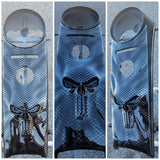 The Punisher console with carbon fiber theme