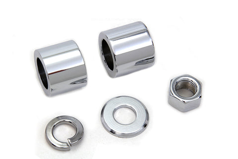 Front Axle Spacer Kit Smooth Style Chrome - V-Twin Mfg.