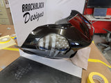 Custom recessed Punisher fairing road glide