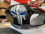 Custom recessed Punisher fairing road glide