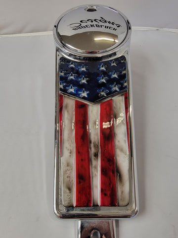 87-07 Touring console insert 3D American Flag