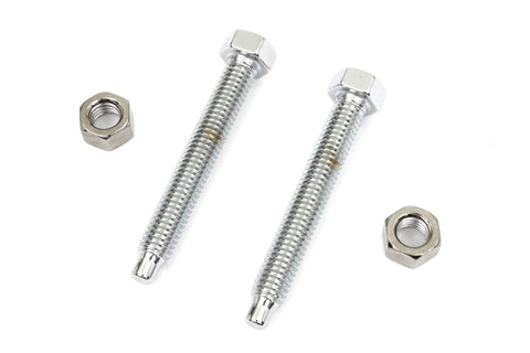 Chrome Rear Axle Adjuster Screw - V-Twin Mfg.