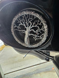 97-25+ Touring 3D tree of life speakers grill covers set