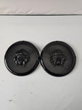 A set of bag 3D skull warbonnet speakers grill covers