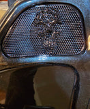 98-2024+ Road Glide 3D webbed Skull speakers grill covers set