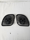 98-2024+ Road Glide 3D webbed Skull speakers grill covers set