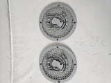 A set of POW MIA 14-23 Harley Davidson Touring Pack Speaker Grill Cover Guard