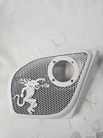 2024 Road Glide with Cicada tweeter speakers grills set Fireball theme