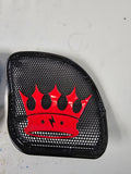 98 to 2024 Road Glide 3D crown speakers grill covers set