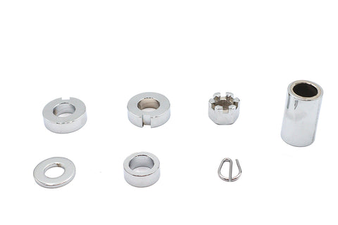 Rear Axle Spacer Kit Chrome - V-Twin Mfg.