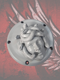 Harley Davidson Derby cover with Medusa