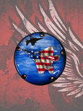 3D dog fight Air Force derby cover