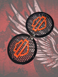 A set of bag shield theme speakers grill covers