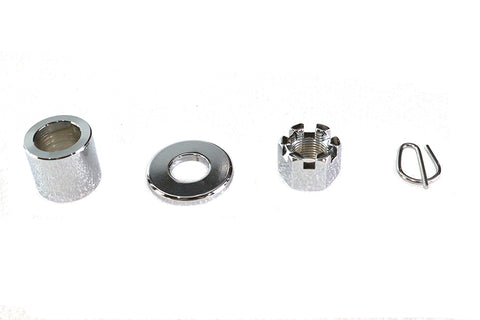 Front Axle Spacer Kit Chrome - V-Twin Mfg.