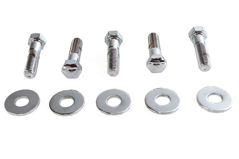 Rear Sprocket Bolt and Washer Kit Chrome - V-Twin Mfg.
