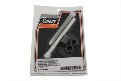 Rear Axle Adjuster Bolt Kit Cadmium - V-Twin Mfg.