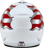 AFX FX-17 Helmet - Flag - White - Small 0110-2375