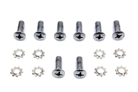 Tappet Block Screw Kit Chrome - V-Twin Mfg.