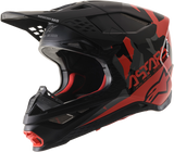 ALPINESTARS Supertech M8 Helmet - Echo - MIPS® - Black/Red/Gloss - Large 8302621-1116-LG