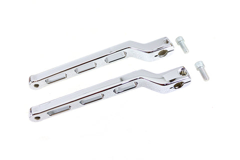 Extended Heel Toe Shifter Lever Set Chrome - V-Twin Mfg.