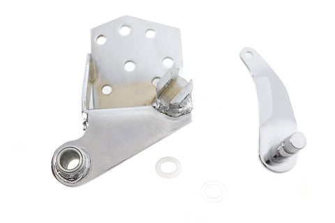 Forward Shifter Mount Bracket and Arm Kit Chrome - V-Twin Mfg.