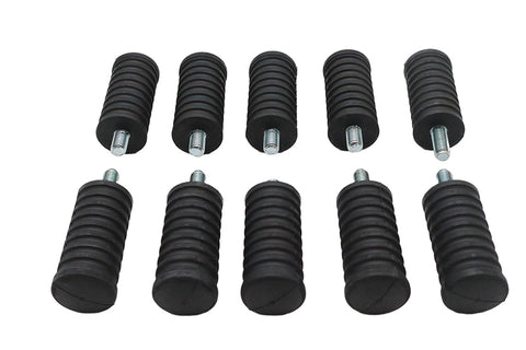 Shifter Footpeg Black Rubber - V-Twin Mfg.