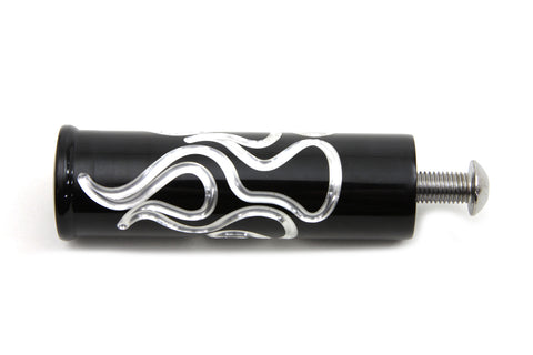 Black Flame Style Shifter Footpeg - V-Twin Mfg.