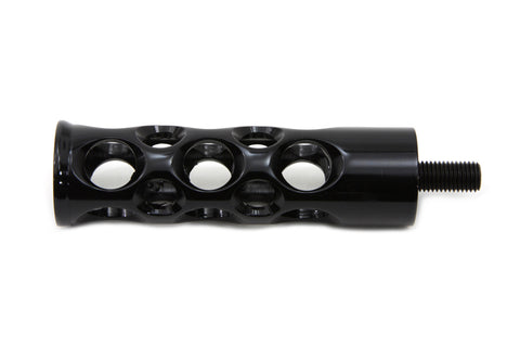 Black Swiss Cheese Shifter Peg - V-Twin Mfg.