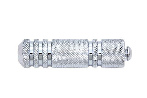 Chrome Knurled Five Grooved Shifter Peg - V-Twin Mfg.