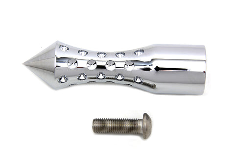 Chrome Agostinni Shifter Footpeg Spike Style - V-Twin Mfg.