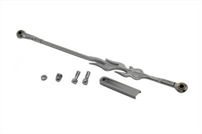 Chrome Flame Style Shifter Rod Kit - V-Twin Mfg.