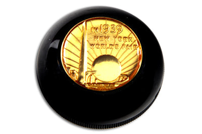 Jockey Shifter Knob with Medallion Design - V-Twin Mfg.