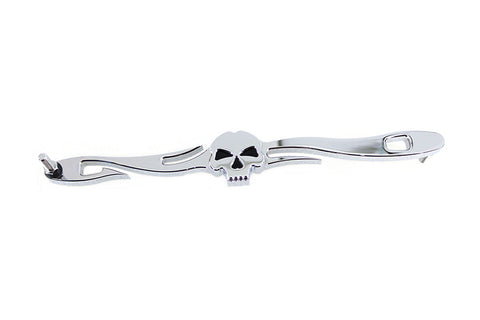 Chrome Shifter Rod Skull Style - V-Twin Mfg.