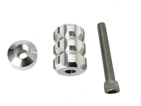 Grate Shifter Footpeg Chrome - V-Twin Mfg.