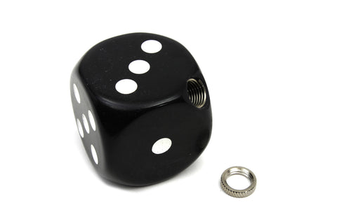 Black Dice Style Shifter Knob - V-Twin Mfg.