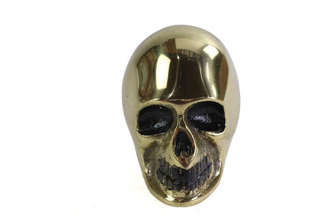 Brass Skull Style Shifter Knob - V-Twin Mfg.