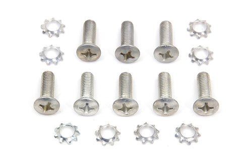 Tappet Block Screw Kit Cadmium - V-Twin Mfg.