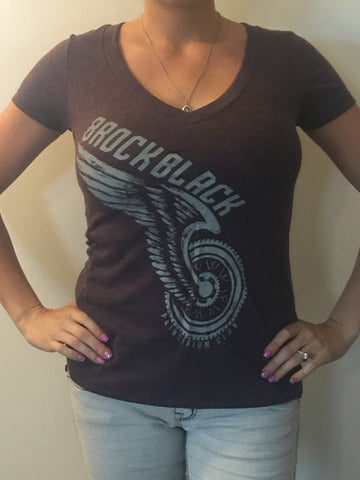 Brock Black Women's V neck