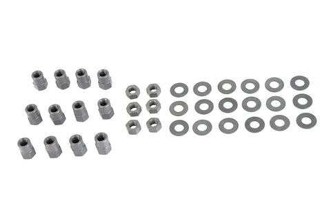 Cylinder Head Bolt Nut Kit Parkerized - V-Twin Mfg.