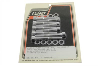 Thermostat Mount Kit Polished - V-Twin Mfg.