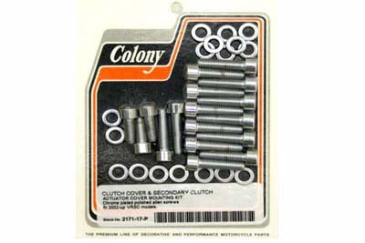 Clutch Cover Mount Kit Chrome - V-Twin Mfg.