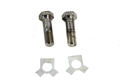 Upper Bracket and Lock Kit Cadmium Plated - V-Twin Mfg.