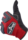 BILTWELL Anza Gloves - Red - Large 1507-0801-004