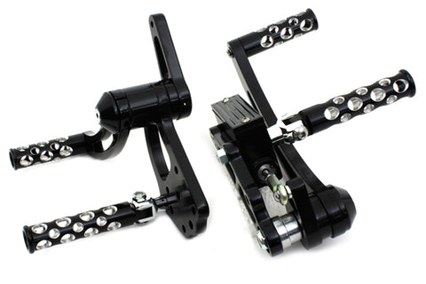 Black Forward Control Kit - V-Twin Mfg.