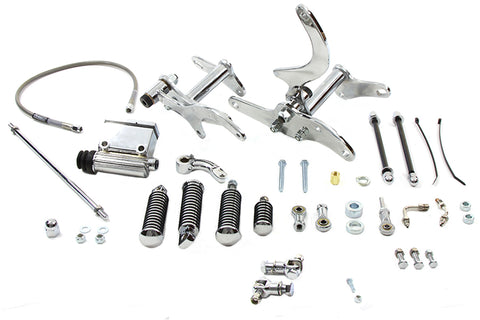 Daniel Boone Forward Control Kit Chrome - V-Twin Mfg.
