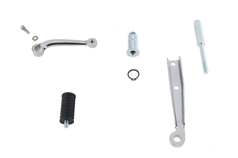 XL Stock Mid Control Kit with Polished Brake Pedal - V-Twin Mfg.