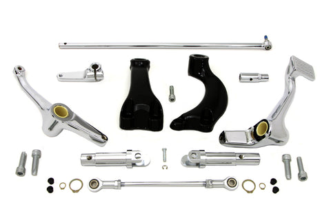 Chrome Forward Control Kit with Pegs - V-Twin Mfg.