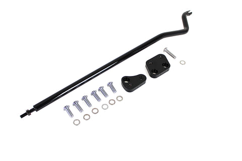 Reduced Reach Forward Control Adapter Kit Black - V-Twin Mfg.