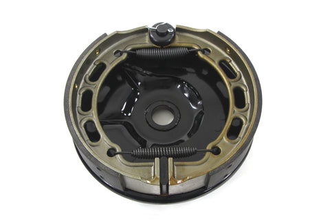 Rear Mechanical Brake Backing Plate Kit Black - V-Twin Mfg.