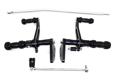 Billet Forward Control Kit Black - V-Twin Mfg.